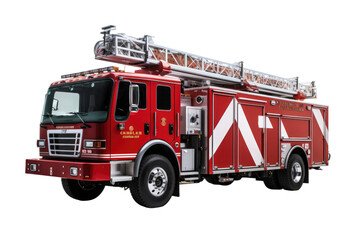 FIRE TRUCK WITH FLASHING LIGHT